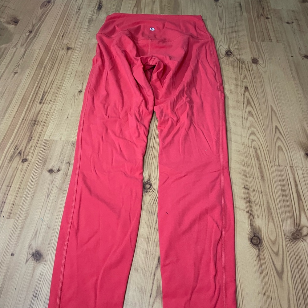 Lululemon Athletica Red Leggings